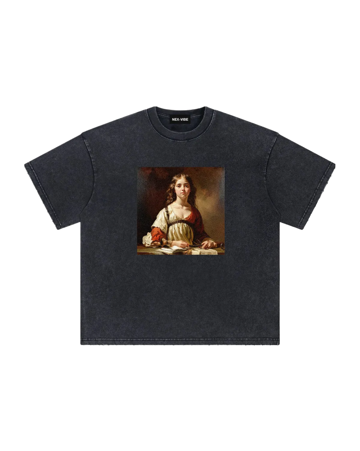 vintage-tee-4A4A4A-front